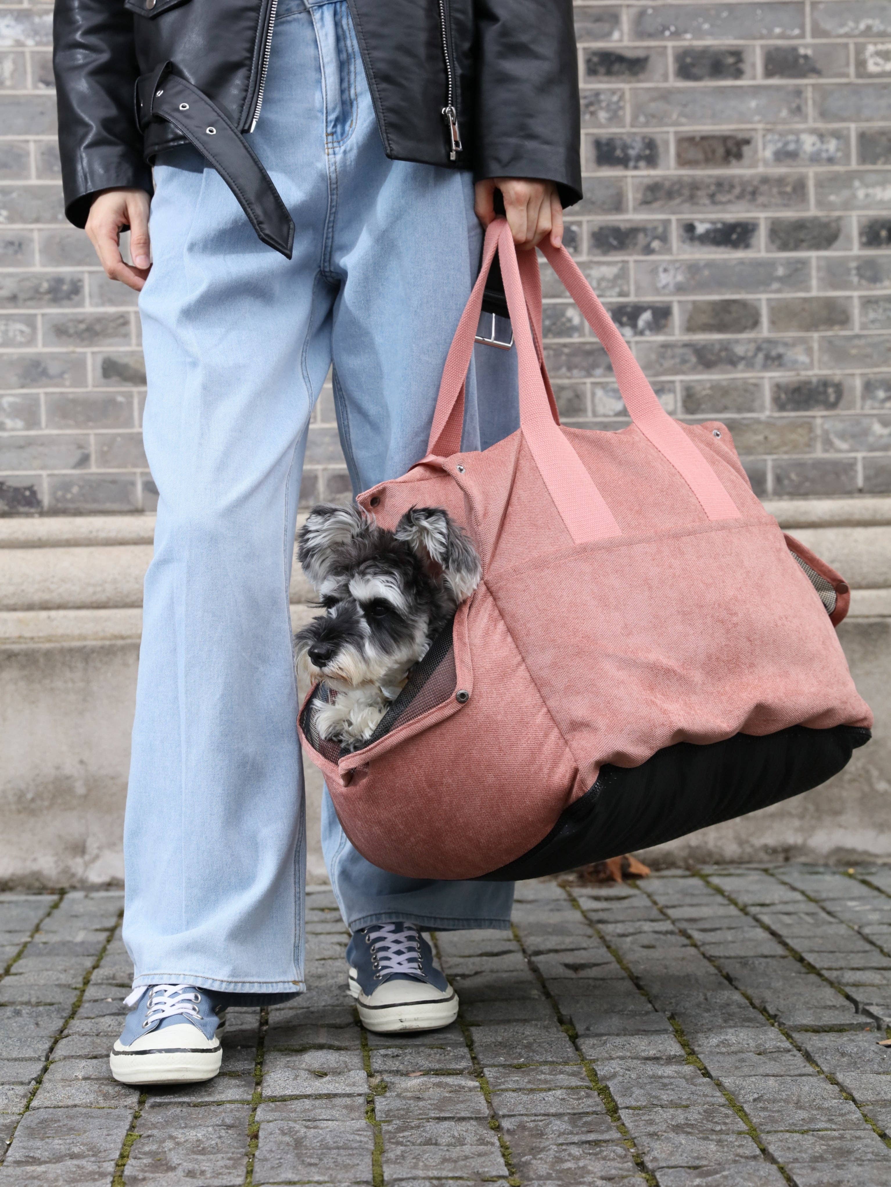 PEHOM - Wholesale Pet Carrier - Dog - Puff Guard Dog Car Seat - Camel12