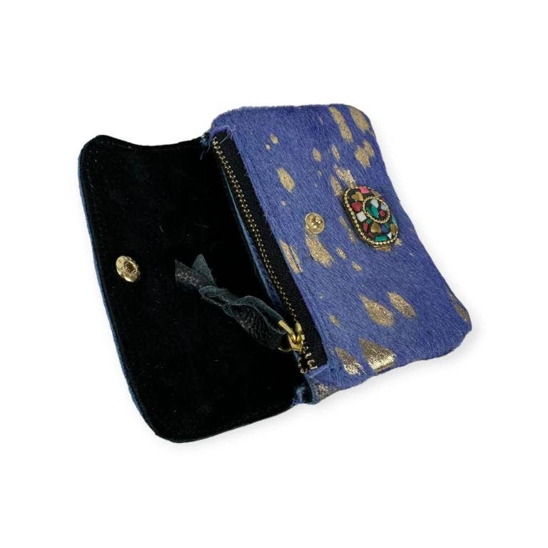 Black Handmade Leather Purse for Women with Ethnic-Exclusive Style for wholesale on Faire5