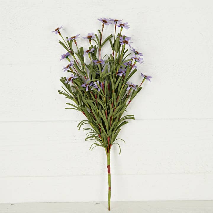 550052-18in Mini Mountain Daisy Bush-PURPLE- for wholesale by Holiday Depot Inc.