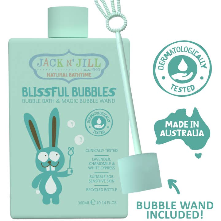 Jack N' Jill Kids - Wholesale Bubble Bath - Bubble Bath with Bubble Wand - Natural 300mL