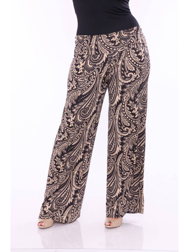 WHITE MARK - Vendita all'ingrosso Pantalone - Donna - Pantaloni Palazzo Summer Time Plus Size