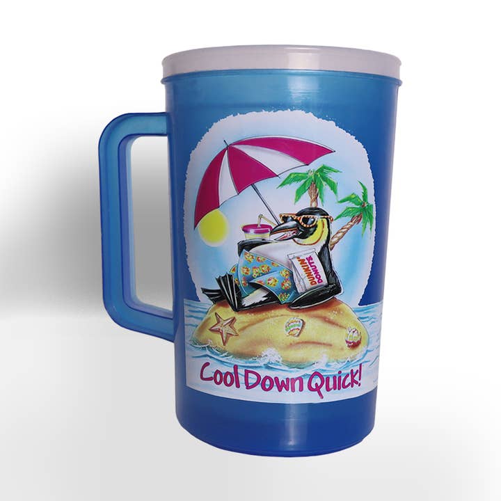 Cool Down Quick Dunkin Donuts Vintage Mug for wholesale by Hungry Ghost Press
