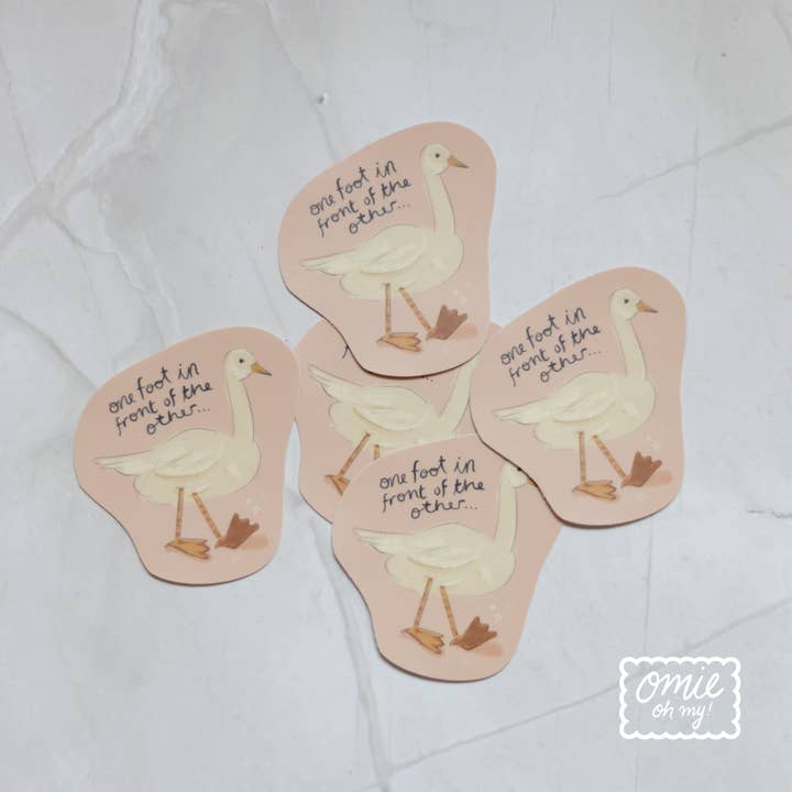 Omie Oh My! - Wholesale Sticker - Optimistic Goose Vinyl Sticker2