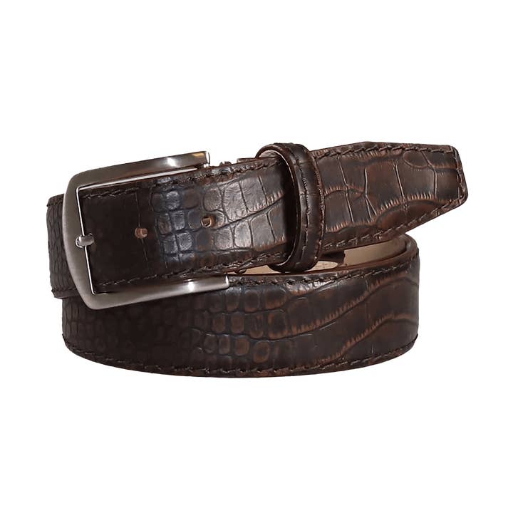Cinturón Sedona de piel de cocodrilo simulado para venta al por mayor de Roger Ximenez