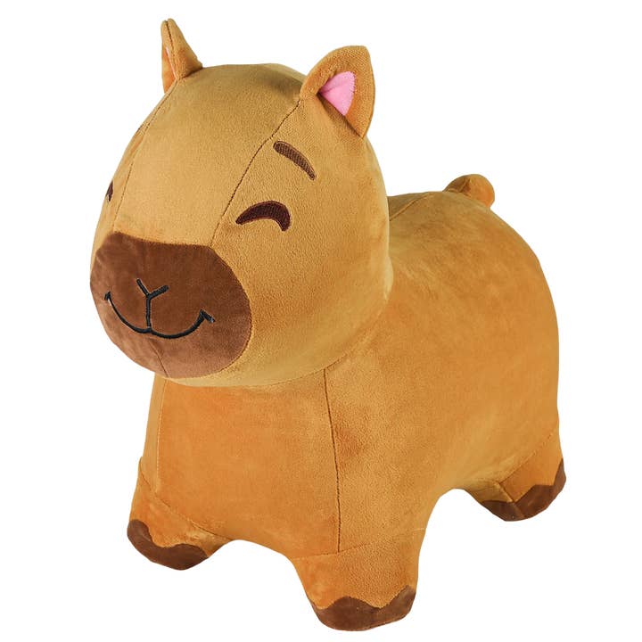 Capybara Bouncy Pals - Plush Animal Hopper Ride-On for Kids for wholesale by iPlay iLearn