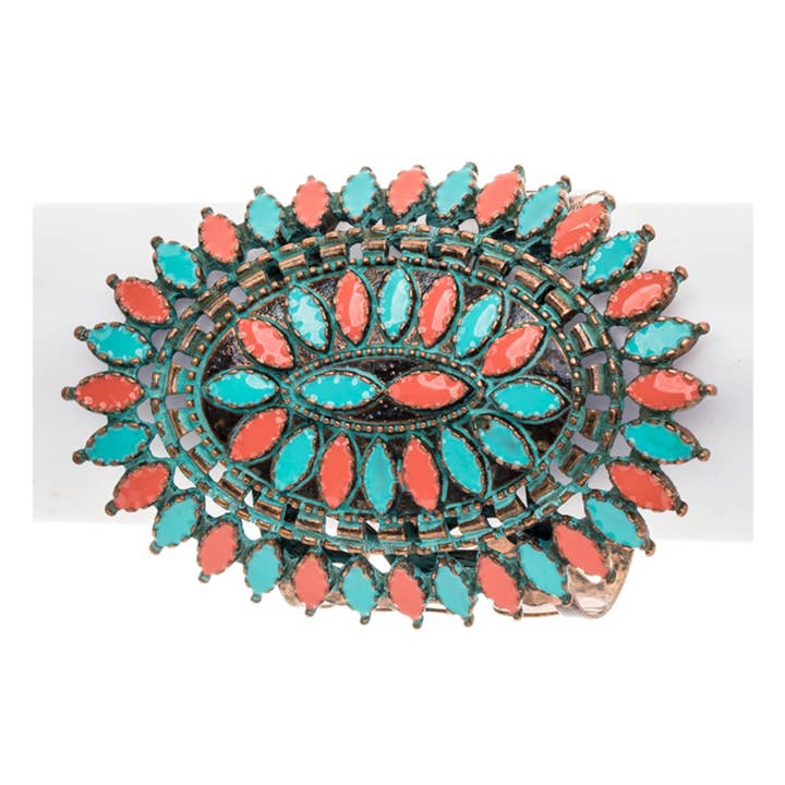 Iconic Western Oversize Open Cuff for wholesale by LA Jewelry Plaza