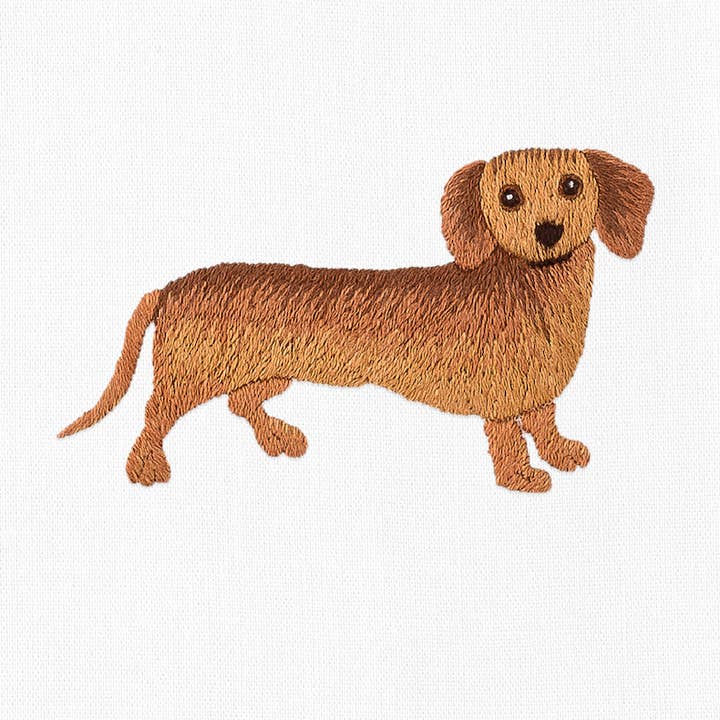 Henry Handwork – toalha por atacado – Toalha de mão Dog Dachshund