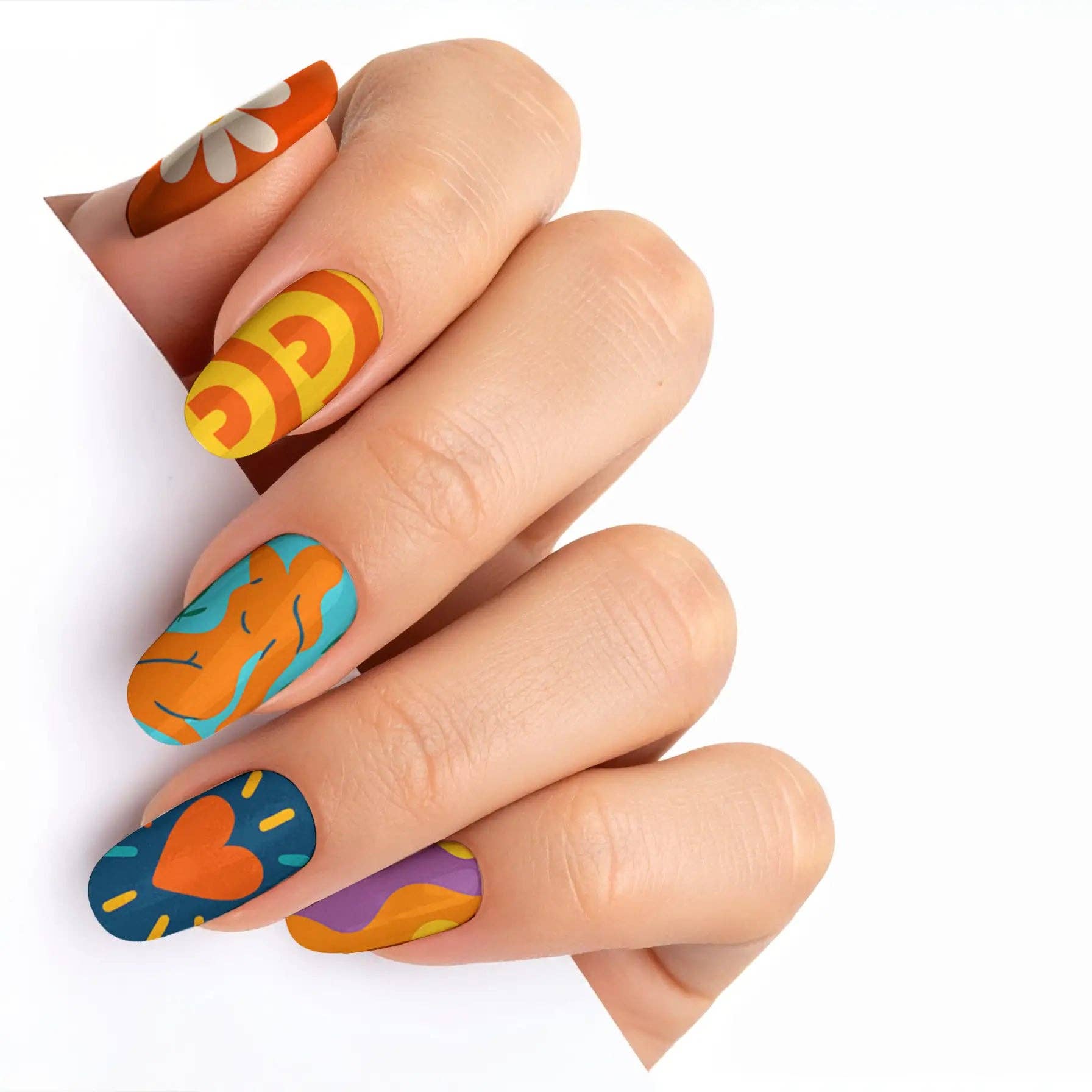 FYNE BODY - Wholesale Press-on/fake nails - Splat-tastic Canvas Creativity Press-On Nails72