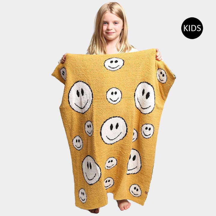 Sensibling Corp. - Wholesale Throw Blanket - Smile Patterned Kids Throw Blanket5