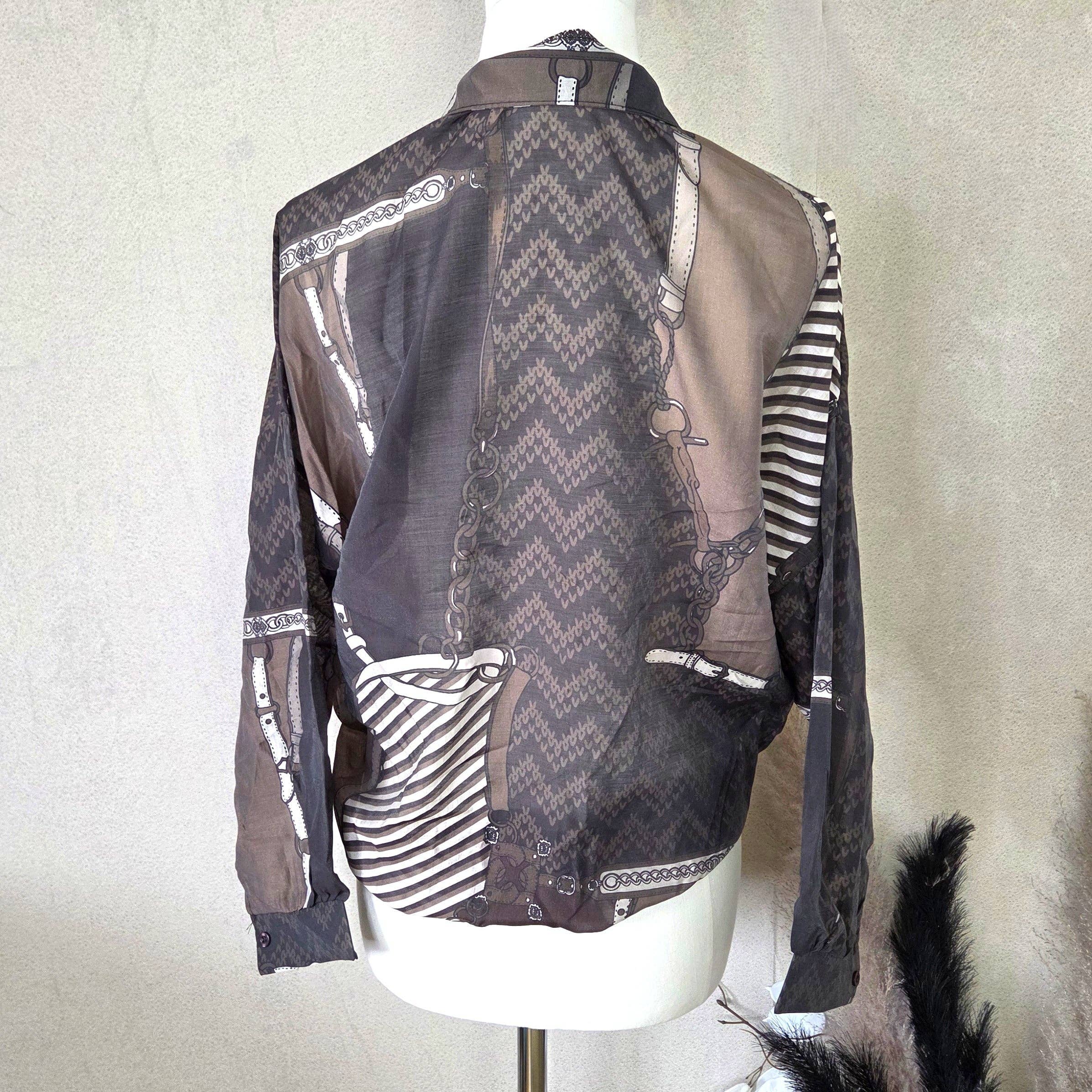 Tempest Designs - Wholesale Button Down Shirt - Women's - Semi sheer designer inspired classy shirt (M)1