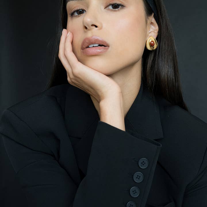 Mod + Jo - Wholesale Dangle Earrings - Hunter Statement Studs2