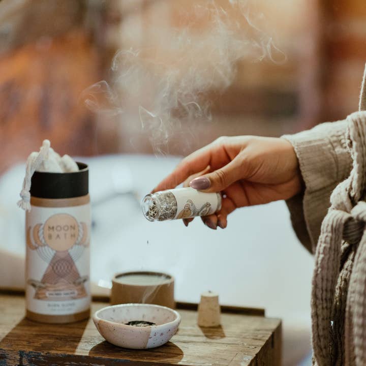 Moon Bath - Wholesale Incense - SACRED SMOKE | Burn Blend3