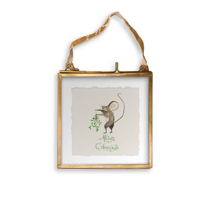 French Graffiti - Wholesale Tea Towel - Merry Christmas Mouse12