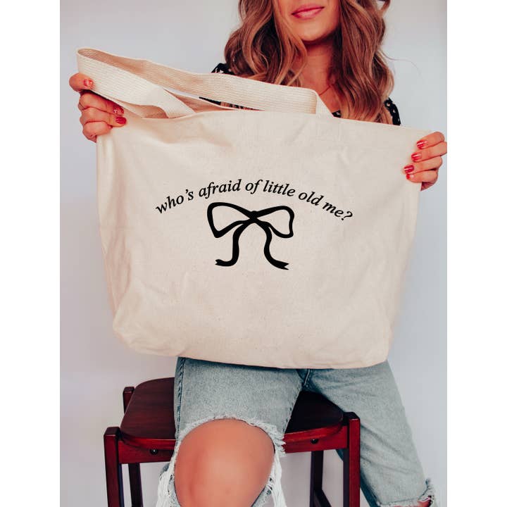 TPD Tote Bag, Who's Afraid of Little Old Me, Tote Bag for wholesale by Bash