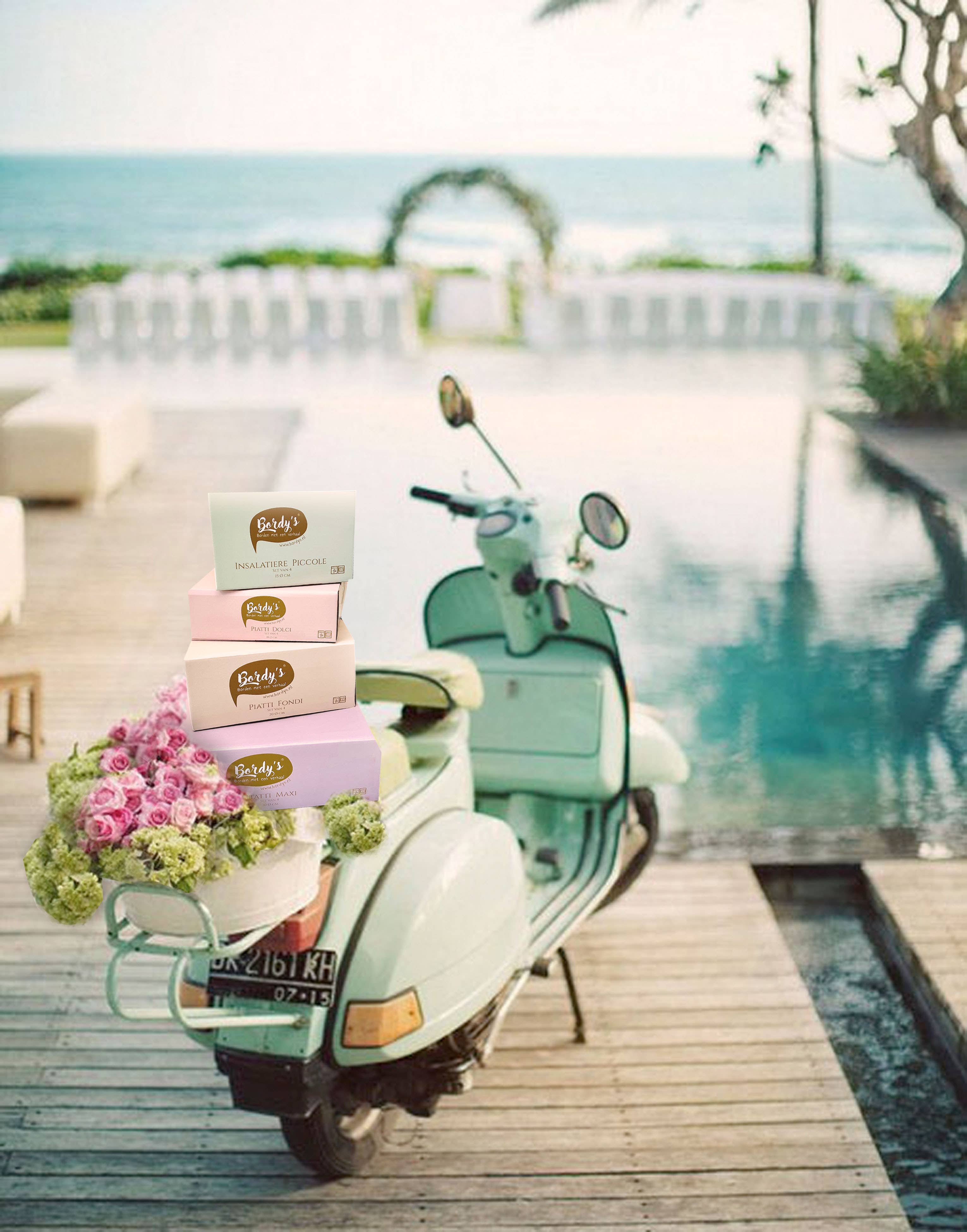 Bordy's - Wholesale Dinner Plate - The Dolce Vita of a Farfalla - Piatti Fondi8