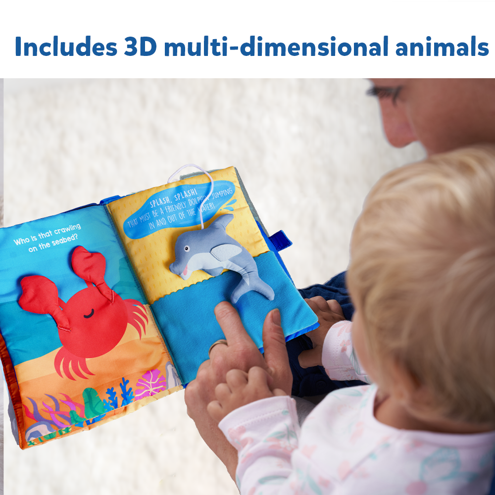Skillmatics - Wholesale Baby & Toddler Book (0-2) - Peek-A-Boo Underwater Animal Book Soft Cloth Book for Babies2