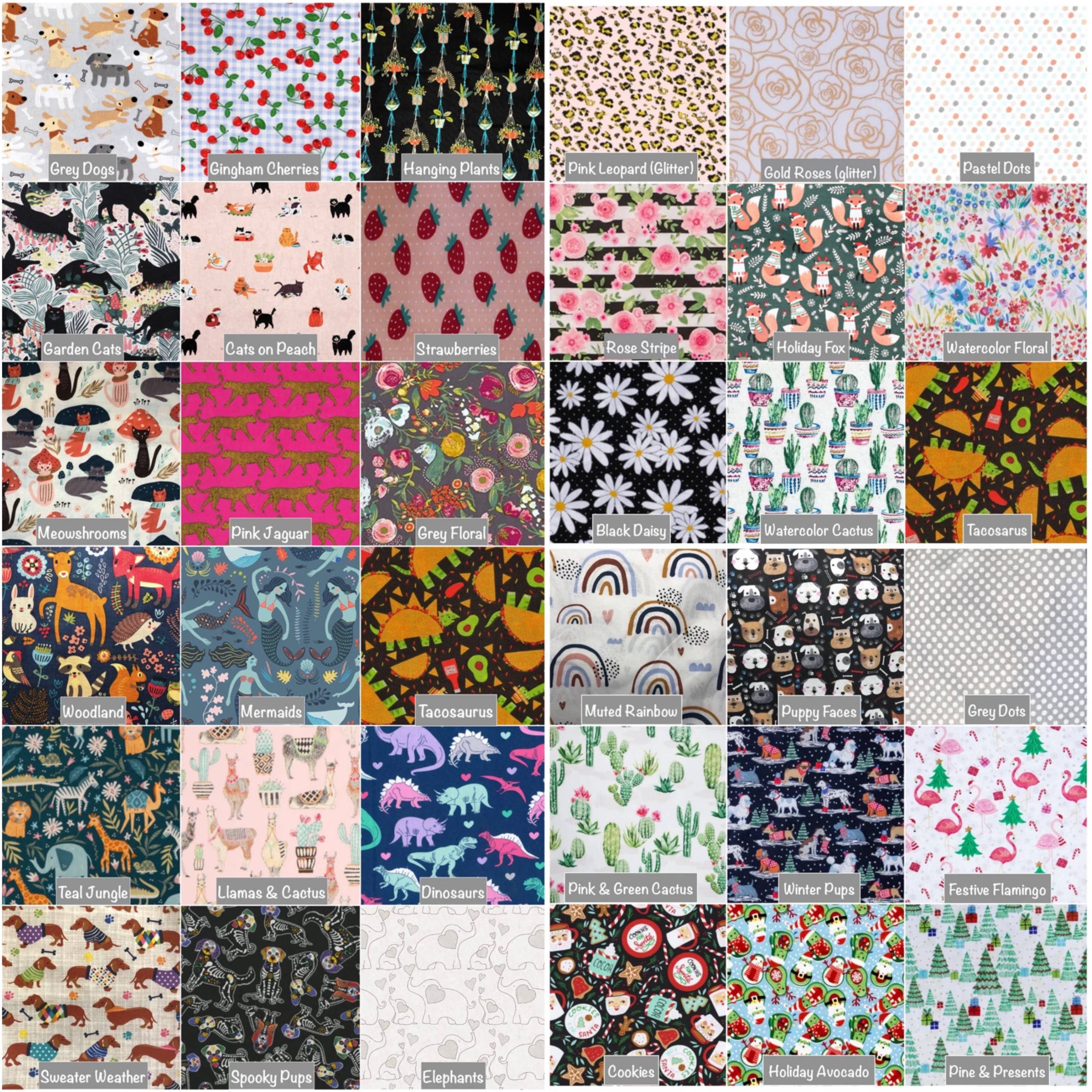 Harriet Handmade Co. - Wholesale Keychain - Women's - Cotton Scrunchie Wristlet Keychain – 190+ Assorted Prints7