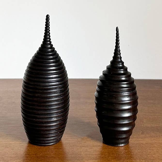Ebony Wood Vessel - Toren Range for wholesale by OUTPOST ORIGINAL