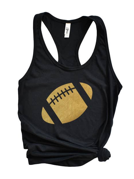 Camisole de football Gold pour la vente par Wildberry Waves