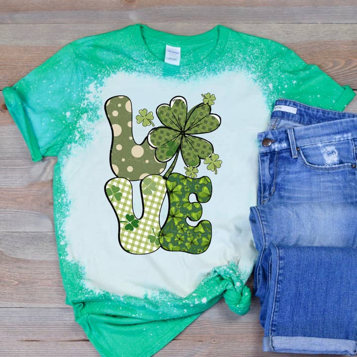 Love St Patricks Day Shirt for wholesale by Londas Trendy Tees