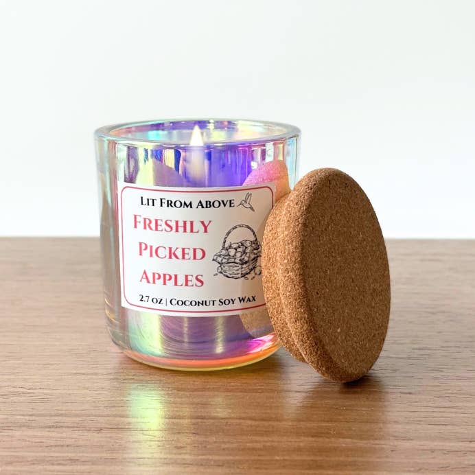 Lit From Above - Wholesale Jar/Filled Candle - Freshly Picked Apples • 2.7 oz1