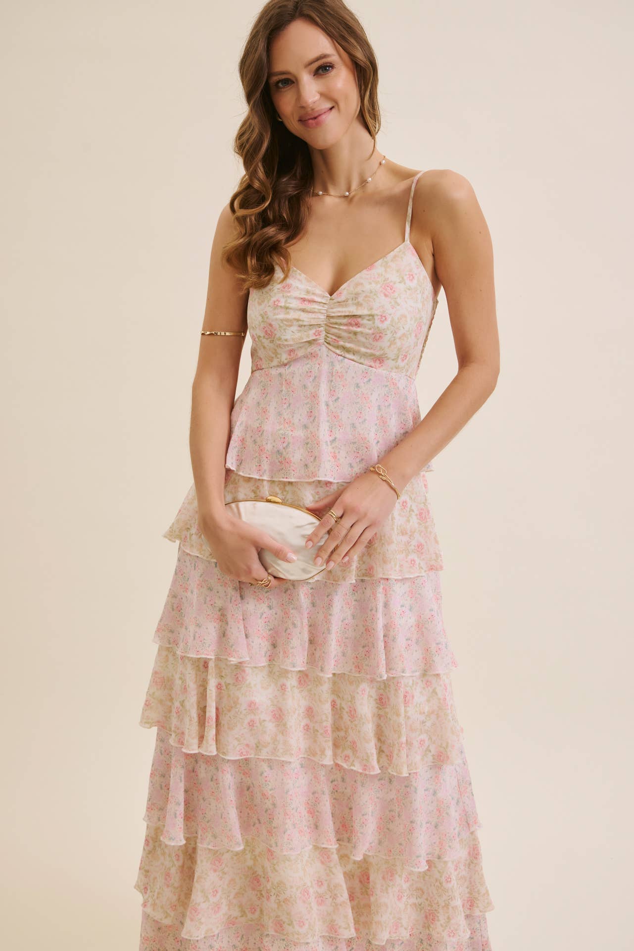 in february - Vente Robe – femme - DÉFINITION DE LA ROBE MAXI À VOLANTS FLORAUX FÉMINITÉ SANS SAISON12