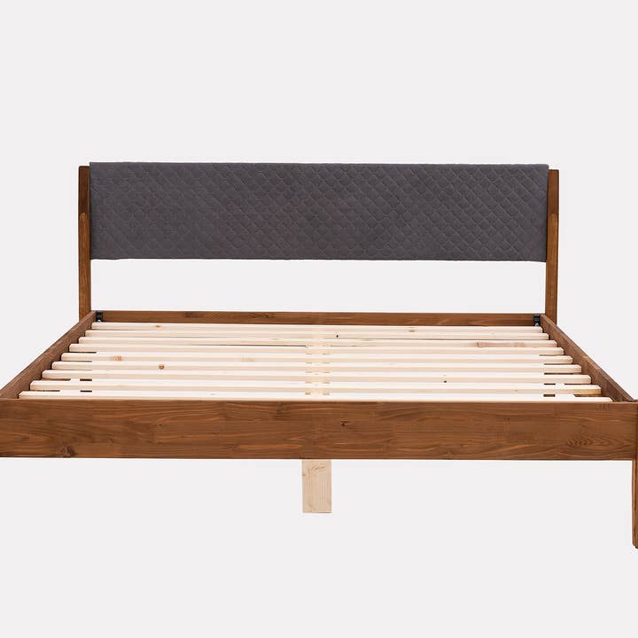 Deholzwart GmbH - Wholesale Bed - İstanbul model wooden bed single pine wood brown6