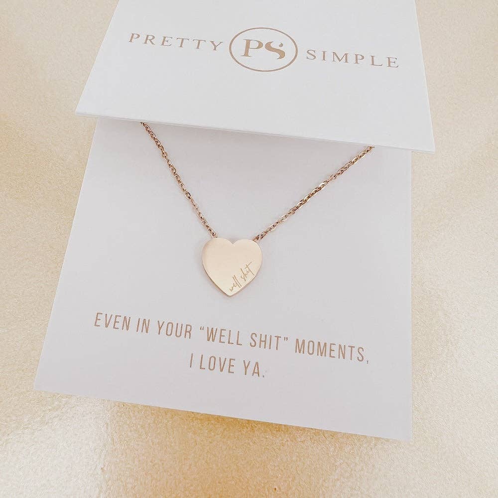 Pretty Simple – wholesale Hänge-/berlockhalsband – Salty Heart Gåvohalsband - VATTENTÄT Grossist1