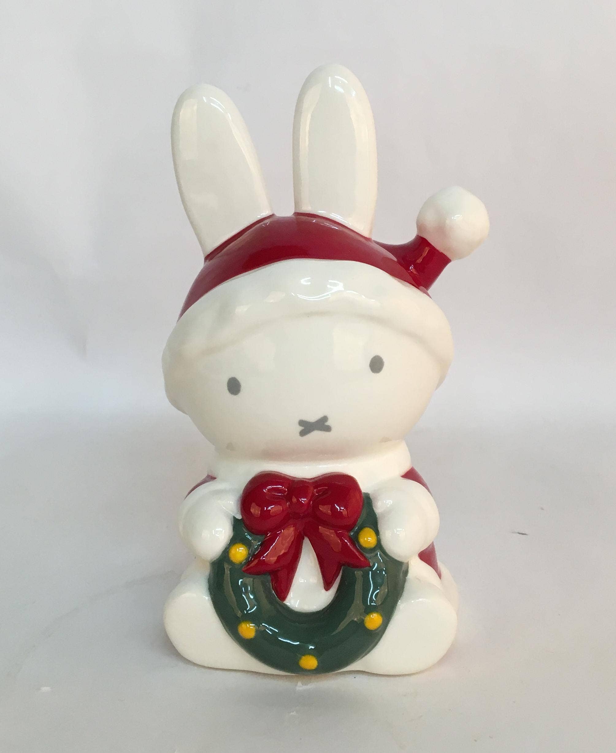 Blue Sky Clayworks - Wholesale Christmas Decoration - Wreath of Joy with Miffy Christmas Figurine