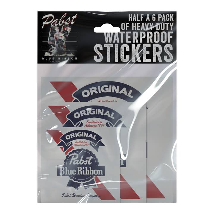 Smithco Distributing - Wholesale Phone & Laptop Stickers - Pabst Blue Ribbon Decals - Beer Stickers, PBR Stickers9
