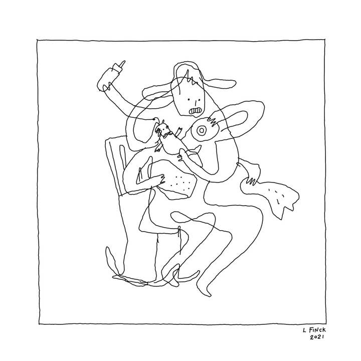 Multitasking Lettepress Print for wholesale by Liana Finck