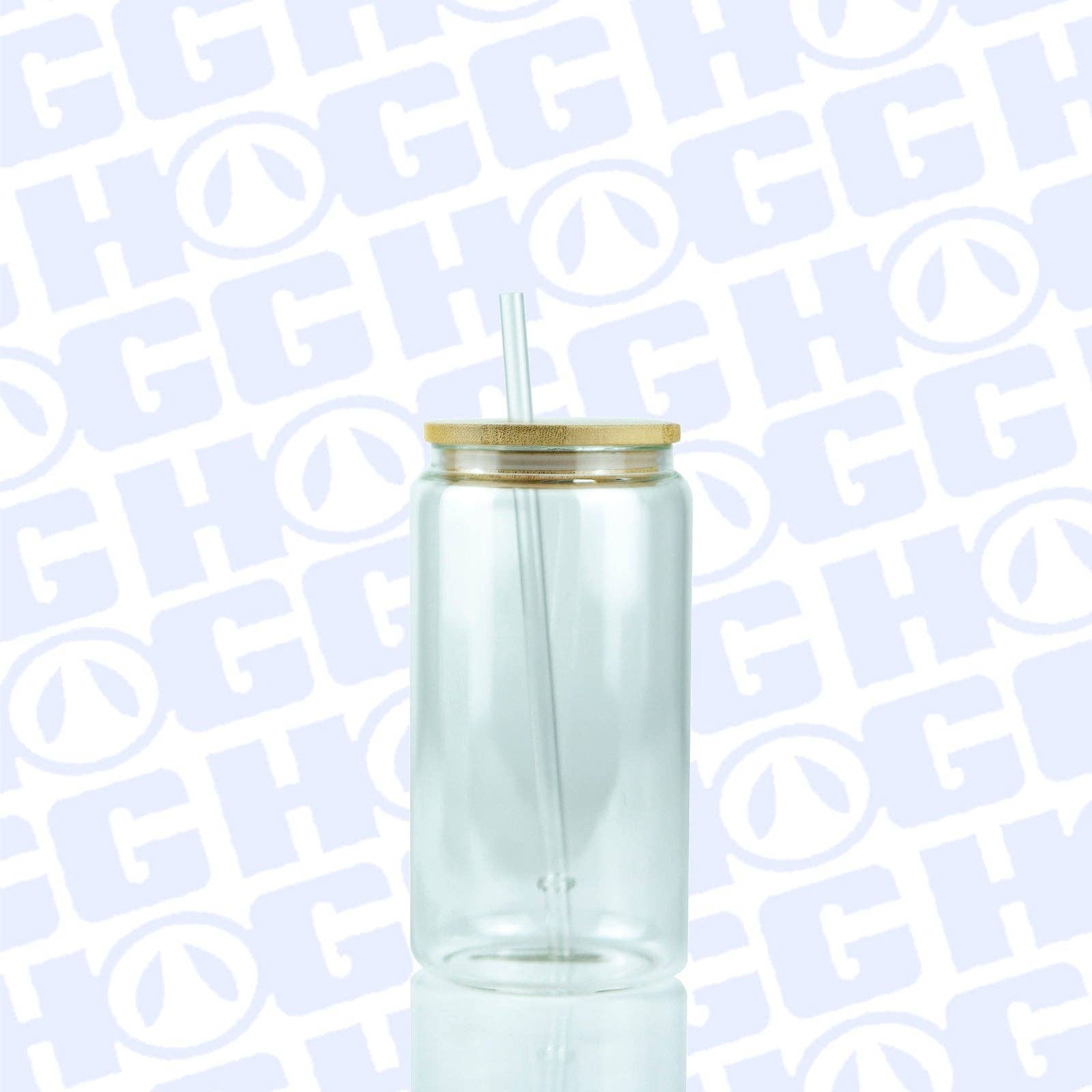 Hogg Outfitters - Wholesale Drinking Glass/Cup - 16oz SUBLIMATION CLEAR GLASS CAN TUMBLER4