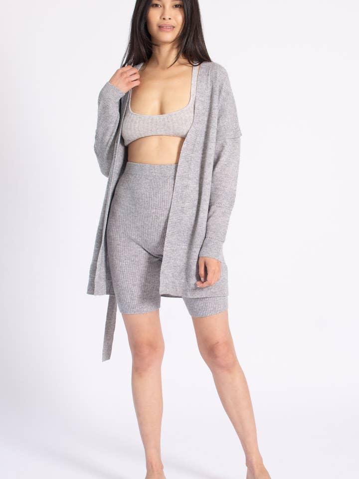 Cashmere Wrap Duster Sweater for wholesale by Karen Thomas