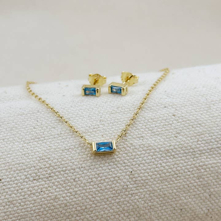 GoldFi - Wholesale Jewelry Set - 18k Gold Filled Celebration Birthstone Sets16