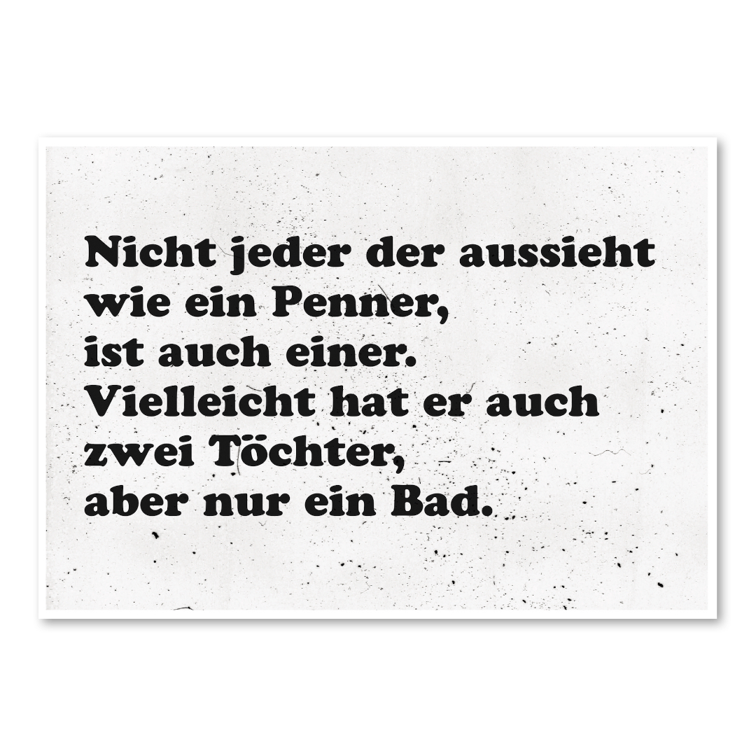 Rabenmütter Verlag UG - Wholesale Postcard - Postcard “bum”0