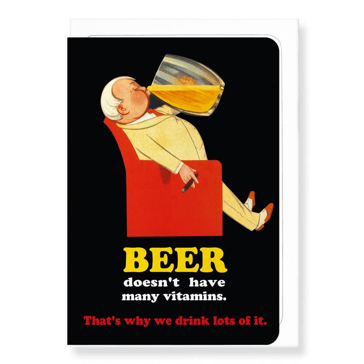 TRINKE VIEL BIER: Grußkarte für den Großhandel von Ezen Trade