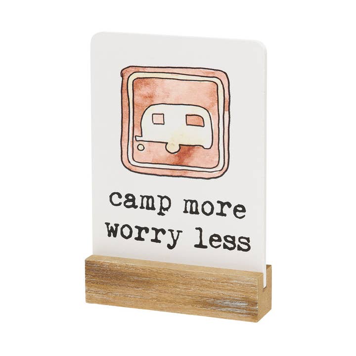 PS-8016 - Camp More Tabletop Sign for wholesale by Collins Painting & Design