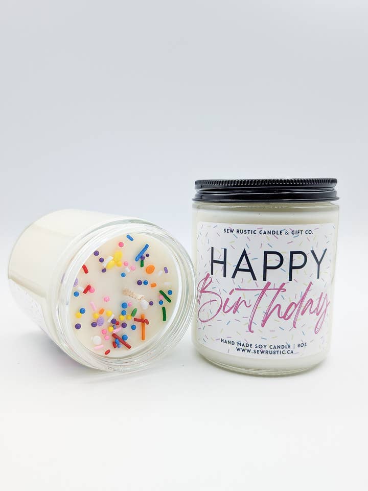Gelukkige verjaardag voor wholesale door Sew Rustic Candle & Gift Co