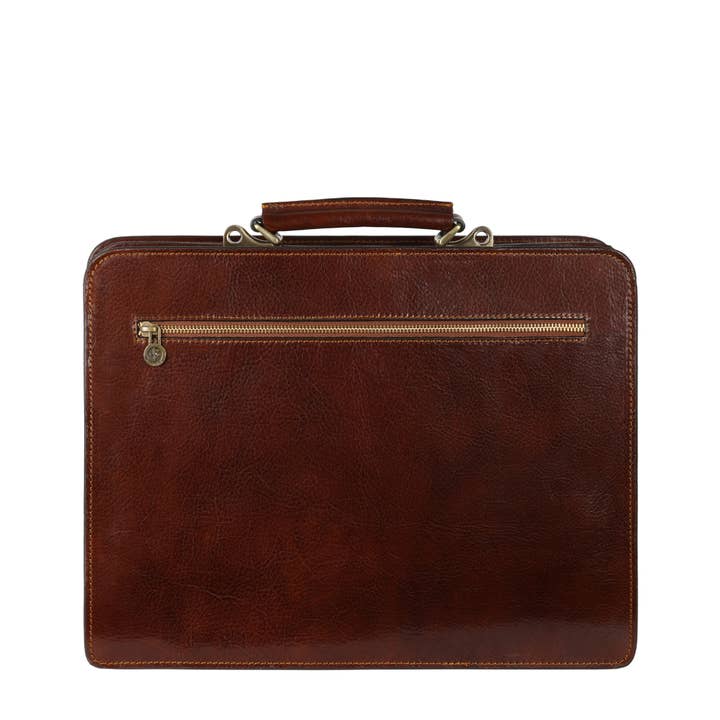 Time Resistance - Wholesale Satchel - Men's - Italian Leather Satchel Bag, Briefcase - The Prophet