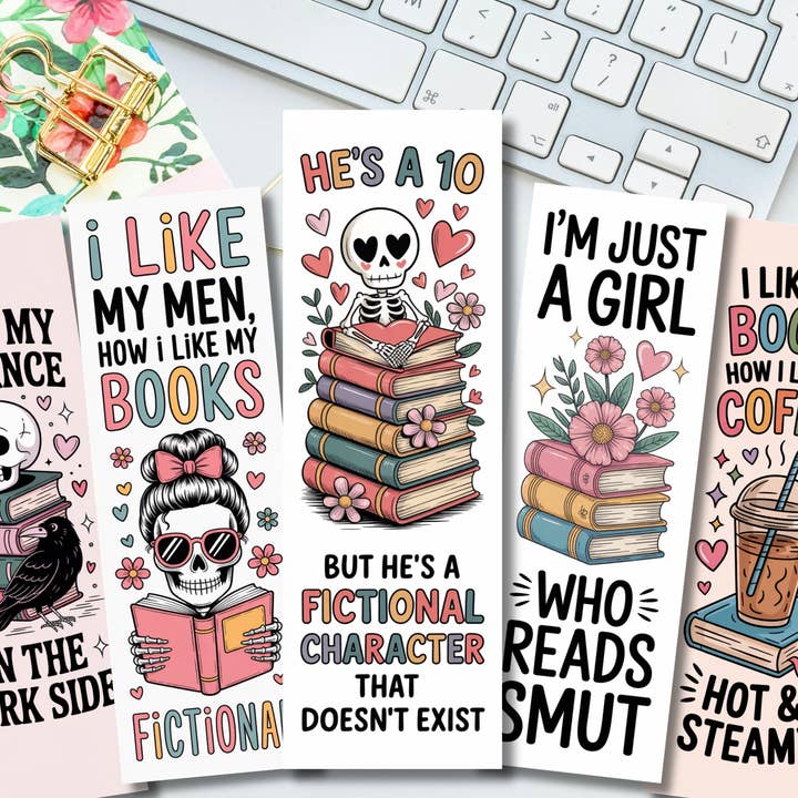 Smut Reader Bookmarks for wholesale by Auburn Row Design