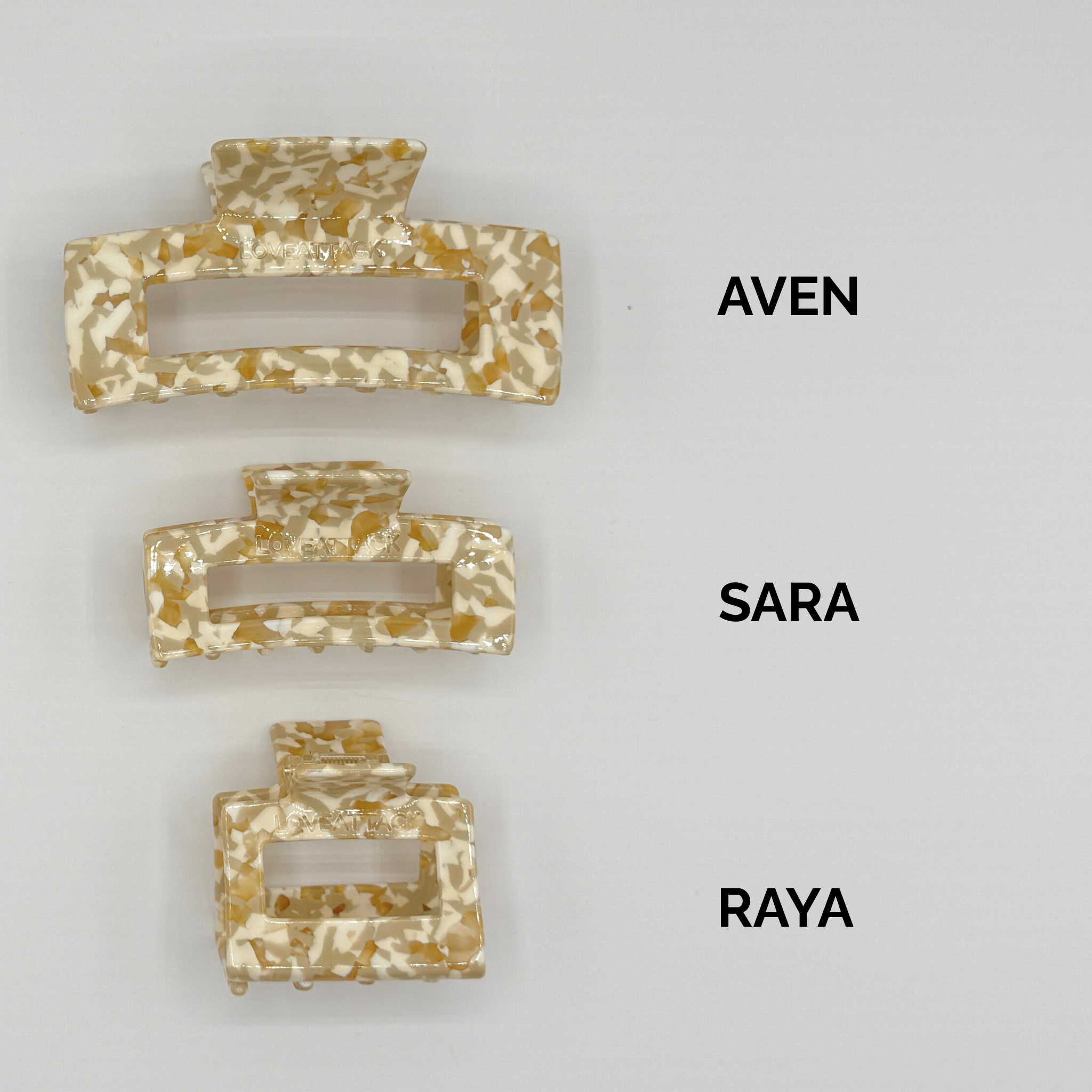 Love Attack - Wholesale Hair Clip - Women's - Sara Cellulose Acetate Hair Claw Clips9