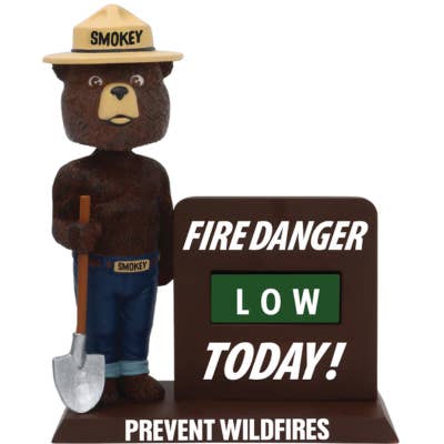 National Bobblehead Hall of Fame and Museum - Wholesale Decorative Figurine - Smokey Bear Fire Danger Blocks Bobblehead (Presale)1