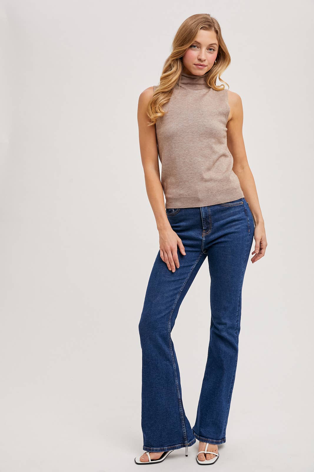 Bluivy - Wholesale Knit Top - Women's - MOCK NECK SLEEVELESS KNIT TOP13