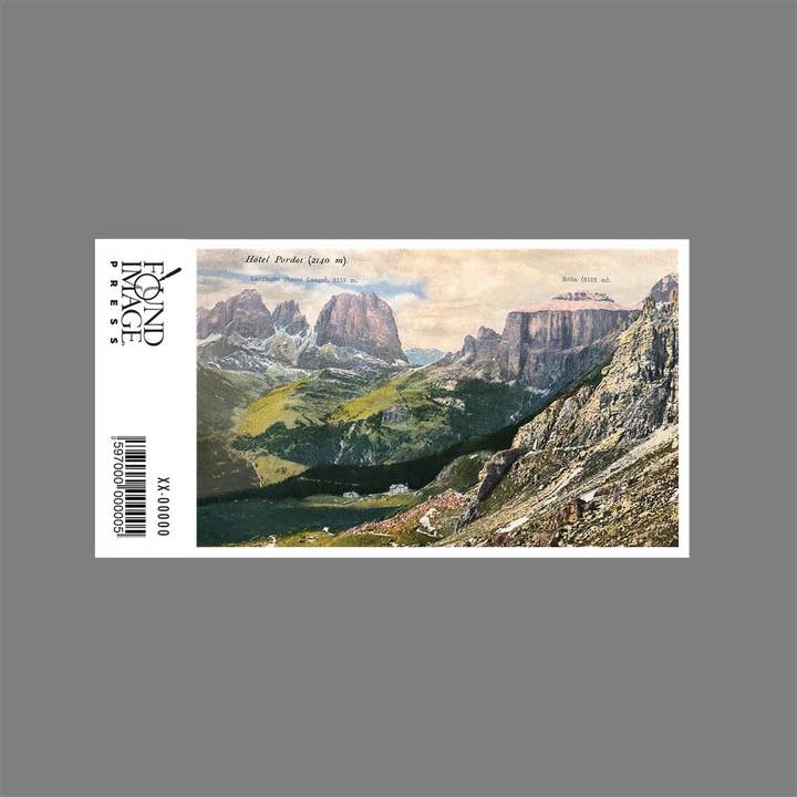 Found Image Press – wholesale Klistermärke – Klistermärke MF-378 Toppmöten i de italienska Dolomiterna1