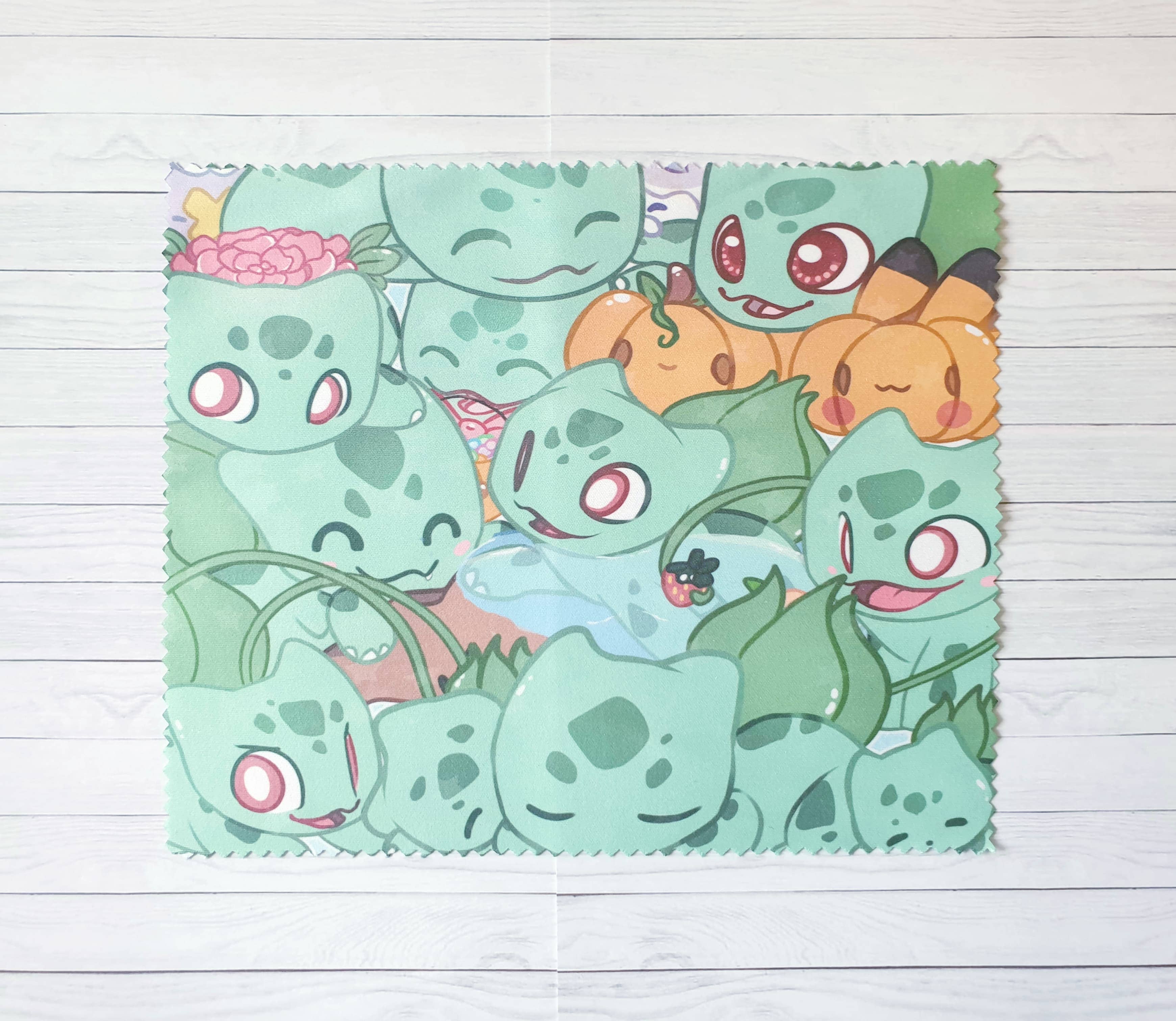 Ellesdoodlebox – wholesale Lens cleaner – Bulbasaur Lens Cleaning Cloth1