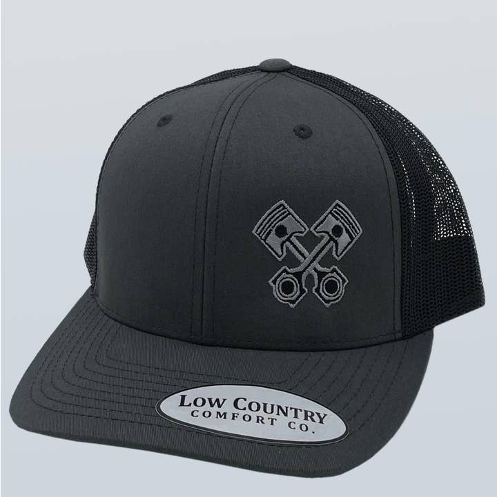 Cappello Pistons Side Panel Antracite/Nero per la vendita all'ingrosso da parte di Riverbed Threads