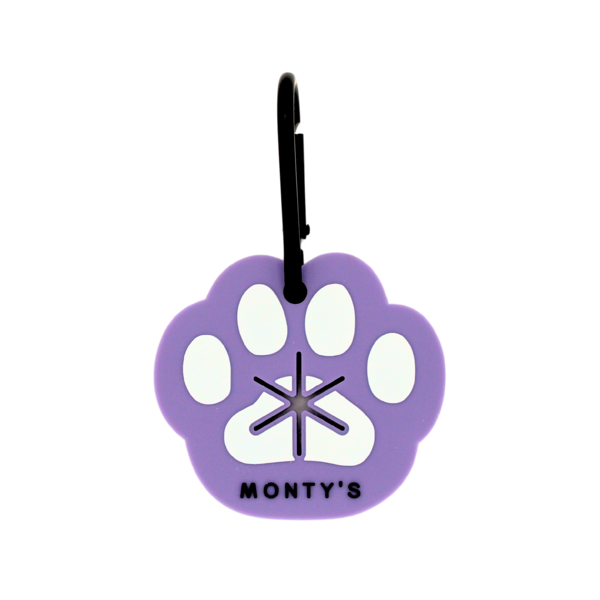 Monty's Bags - Wholesale Pet Poop Bag Dispenser - Silicone Used Poop Bag Handsfree Holder - Paw Print7