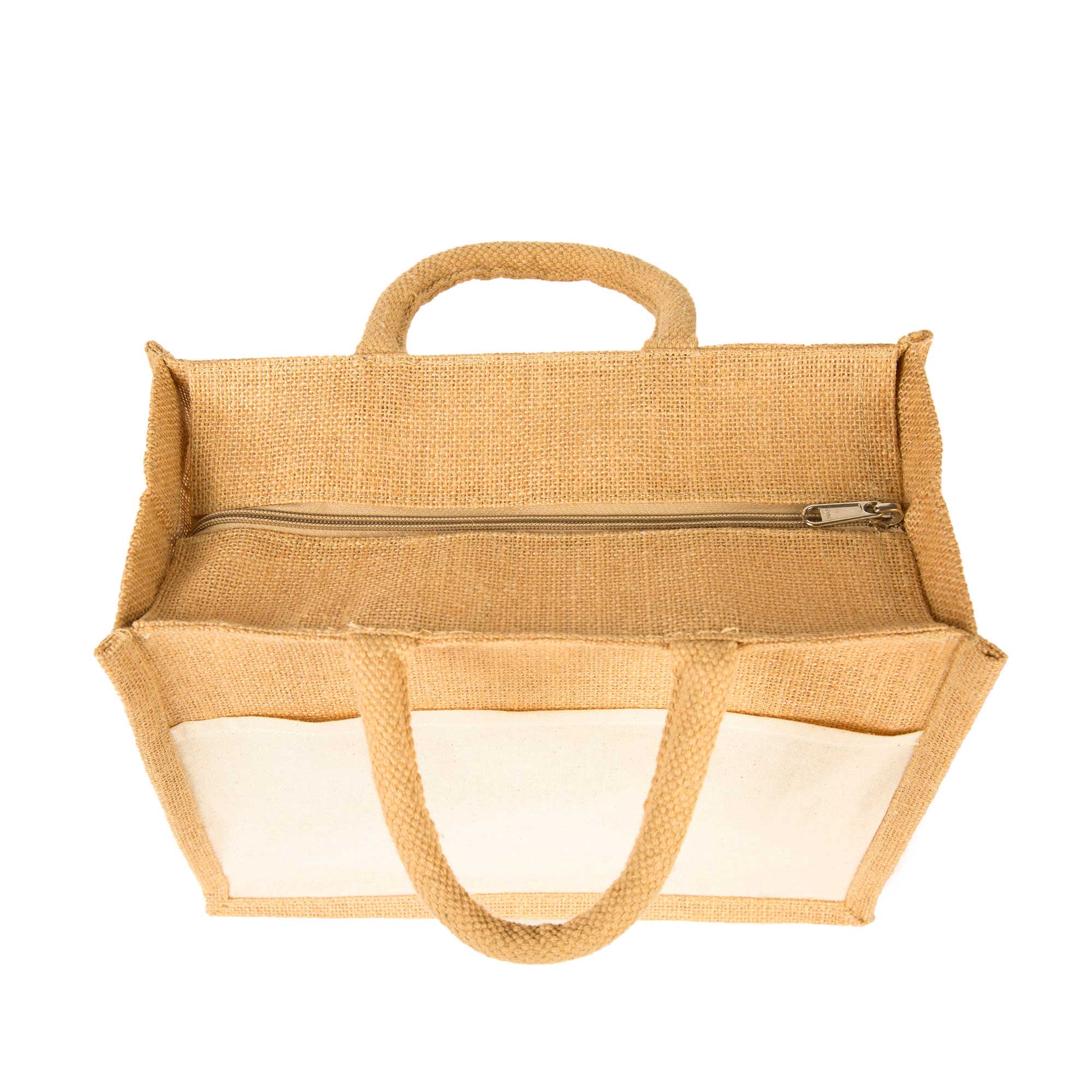 ecojutebags – wholesale Grocery/shopping bag – Pack 8 Jute Shopping Tote Bags 10"x10"x7" Travel & Shopping7