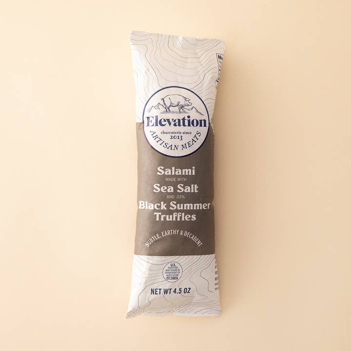 Elevation Meats - Wholesale Salami - Black Truffle Salami0