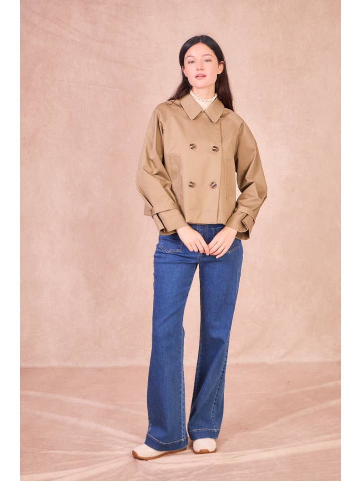 Calie Paris – wholesale Jacket – Women's – VIOLETTE Trench – Modern Elegance in Cotton12